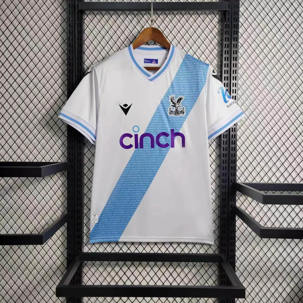 23-24 Crystal Palace Away S-4XL Cheap Soccer Jerseys 9