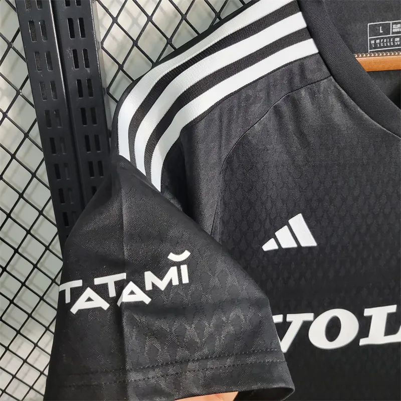 23-24 Maccabi Black away size S-4XL Soccer Jersey 6