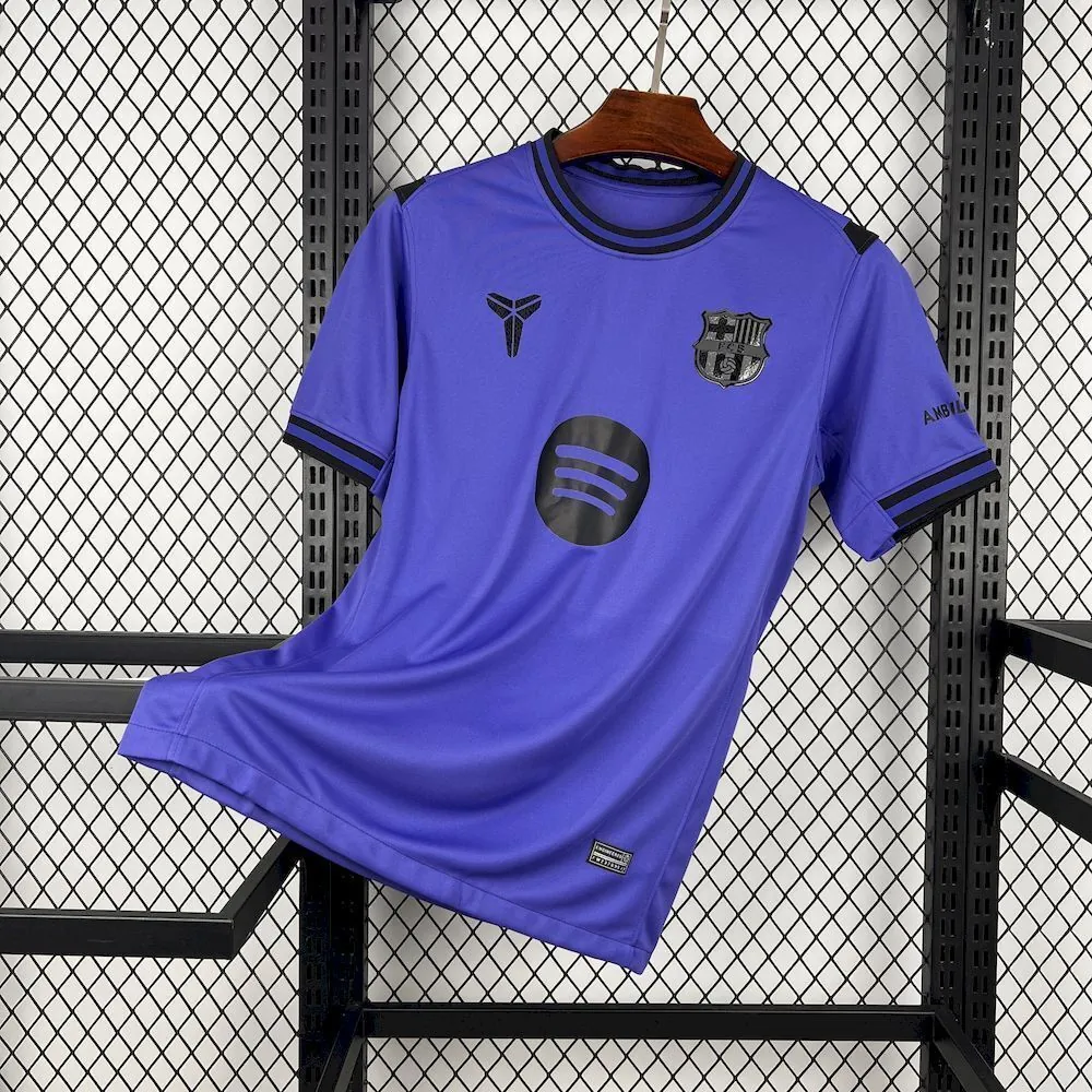 25-26 Barcelona Purple Special Edition Kit Football T-Shirt AAAAJersey Supply Yupoo 6