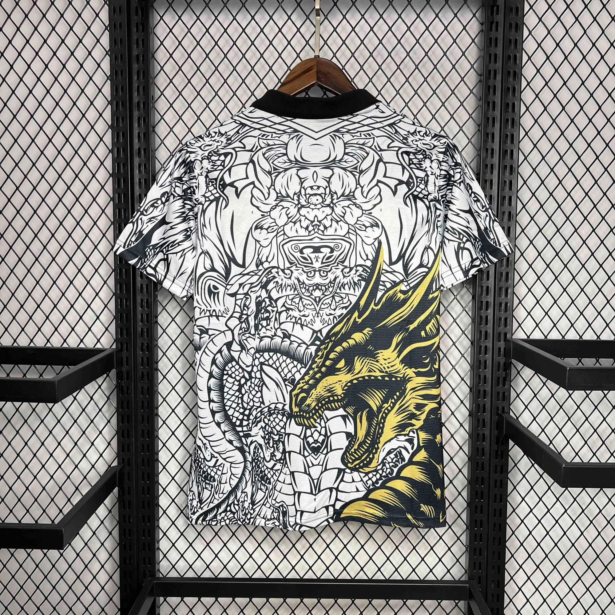 2024 Real Madrid Golden Dragon Special Edition Kit Soccer Uniform AAAAJersey Dropshiping Yupoo 3