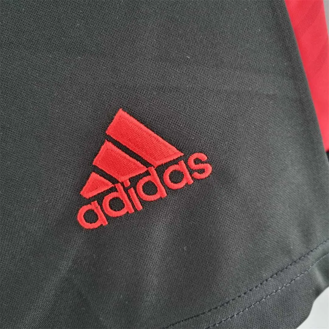 22-23 Bayern training shorts redblack 3