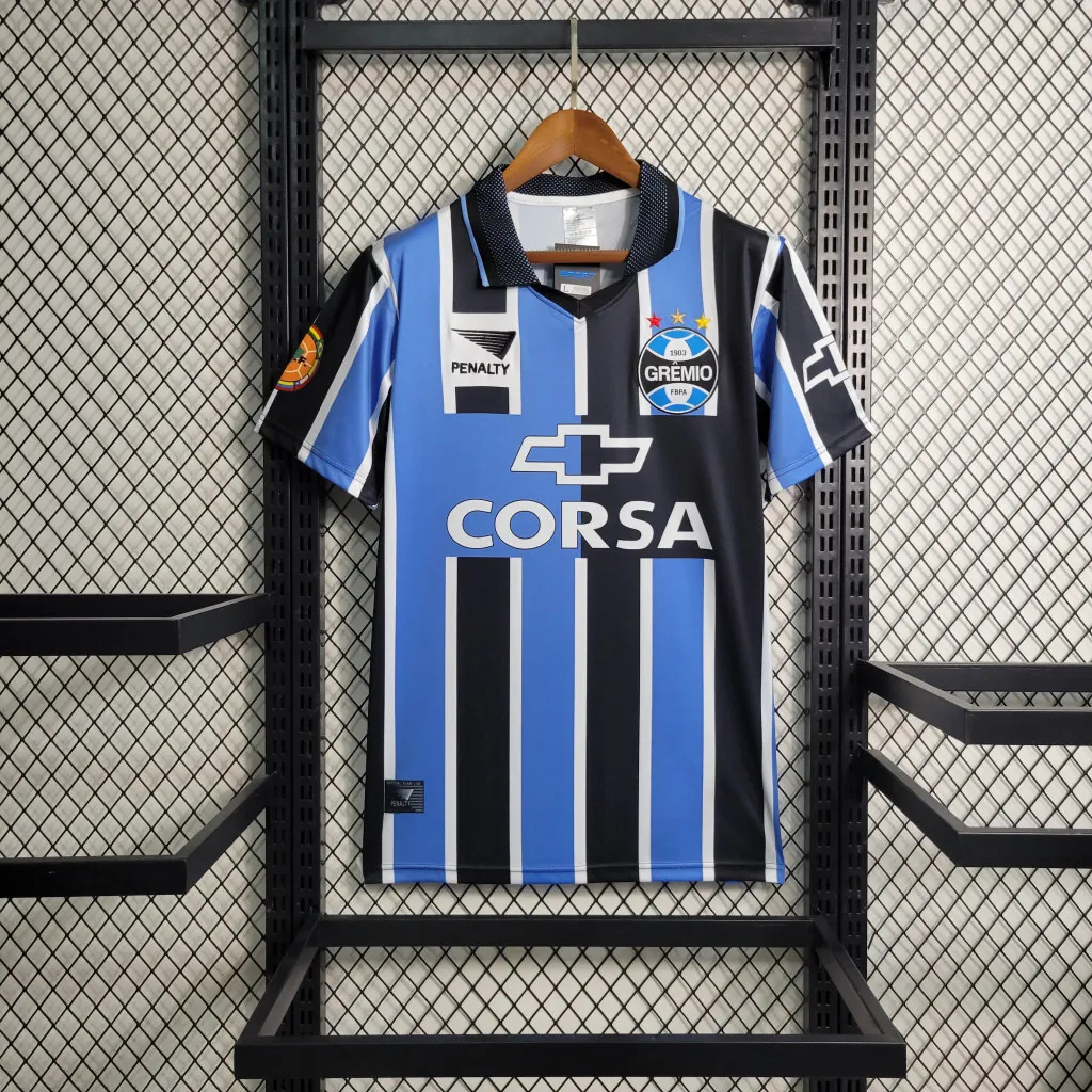1998 Retro Gremio Home S-XXL Cheap Soccer Jerseys 6