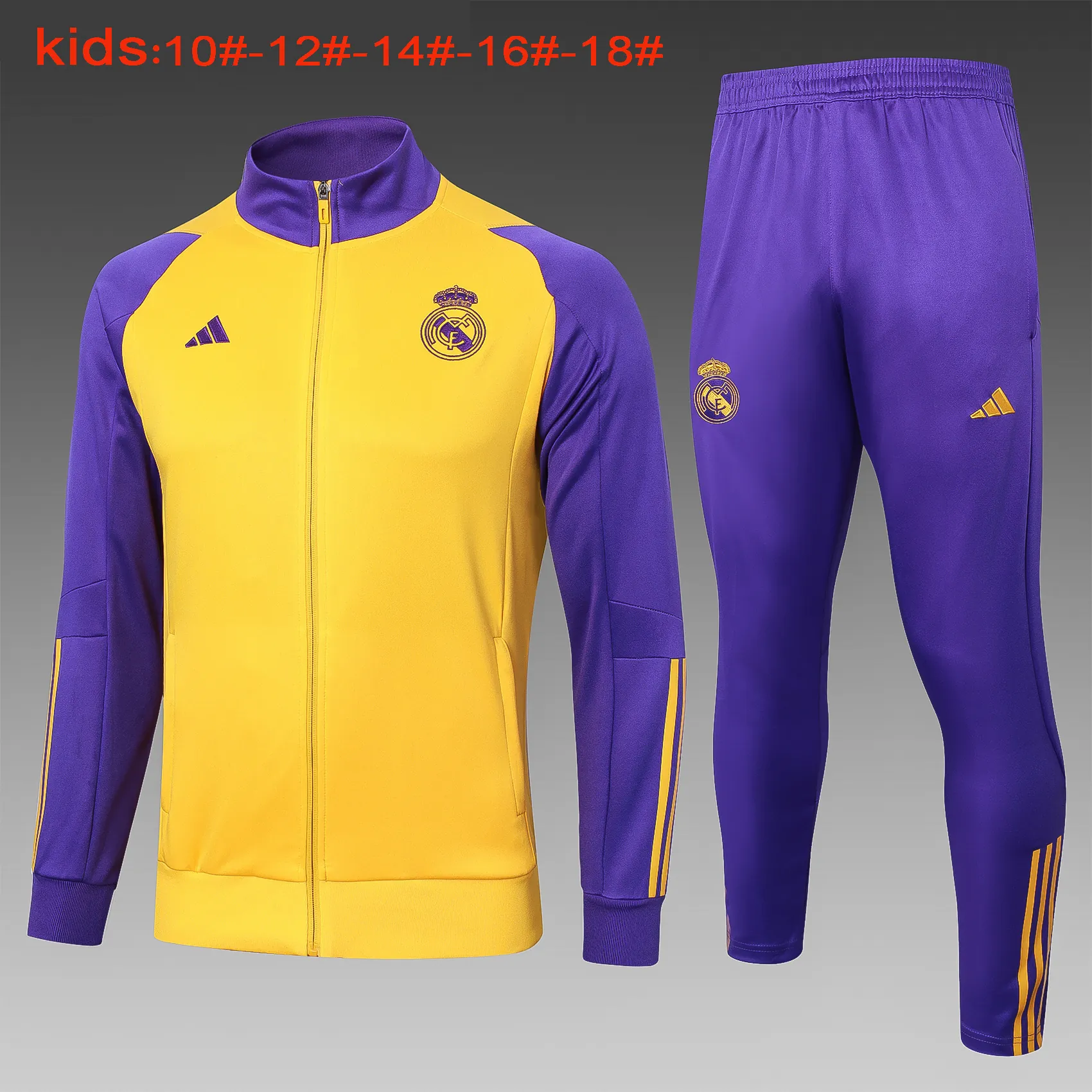 23-24 Real Madrid Kids Jackets Football Shirts 1