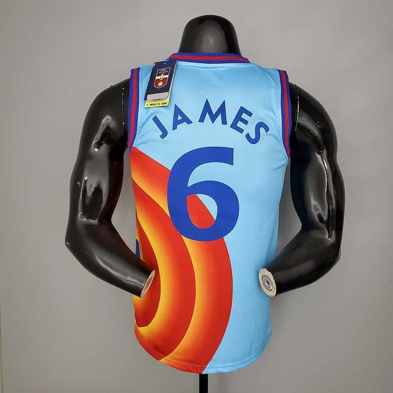James#6 Slam dunk version blue 4