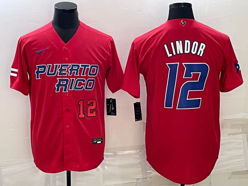 Puerto Rico 2023 World Cup Baseball Jerseys 51