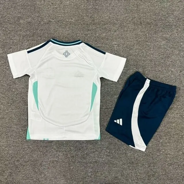 2024 Northern Ireland Away Kid Kits Youth Apparels Football AAAAJersey Supplier 1