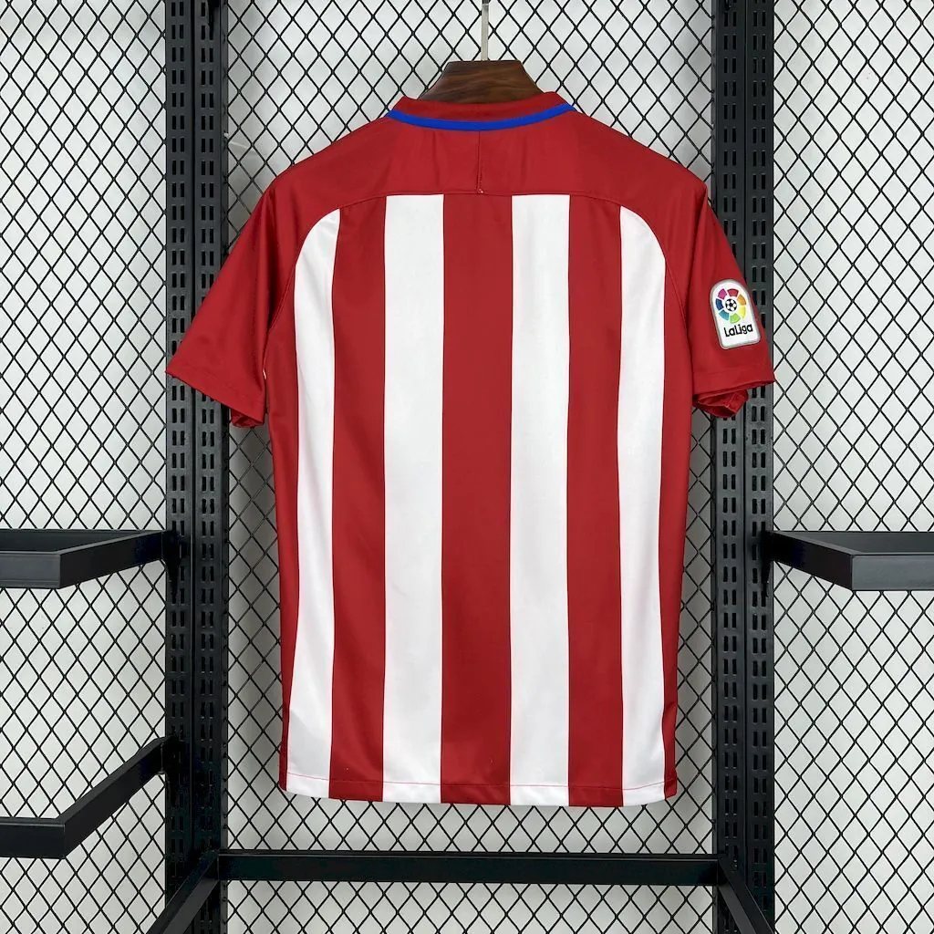 16-17 Atletico Madrid Home Retro Kit Vintage Shirt AAAAJersey Supply Yupoo 2