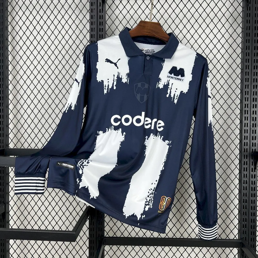 25-26 Monterrey Long Sleeve Special Edition Kit Soccer T-Shirt AAAAJersey Supply Yupoo 9
