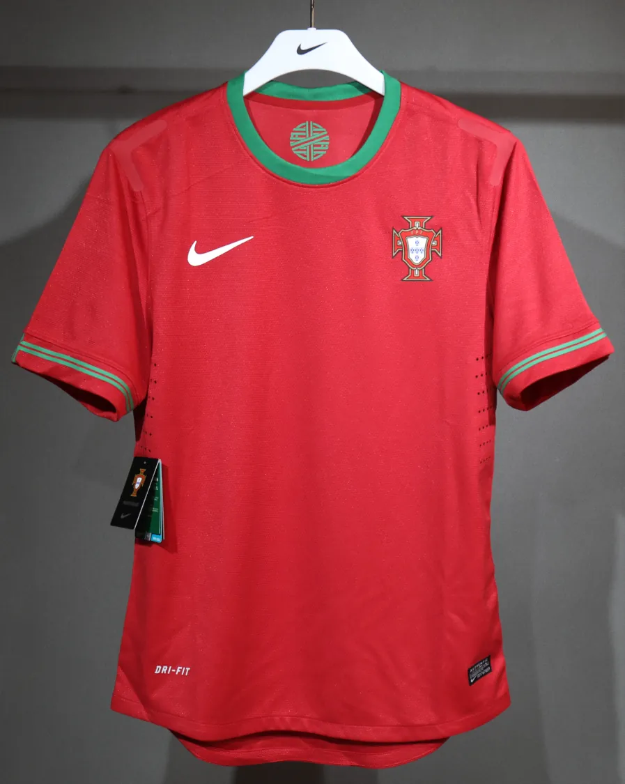 2012 Portugal Euro Cup Home Retro Kit Vintage Player Version Sino Shirt AAAAJersey Dropship Yup 2