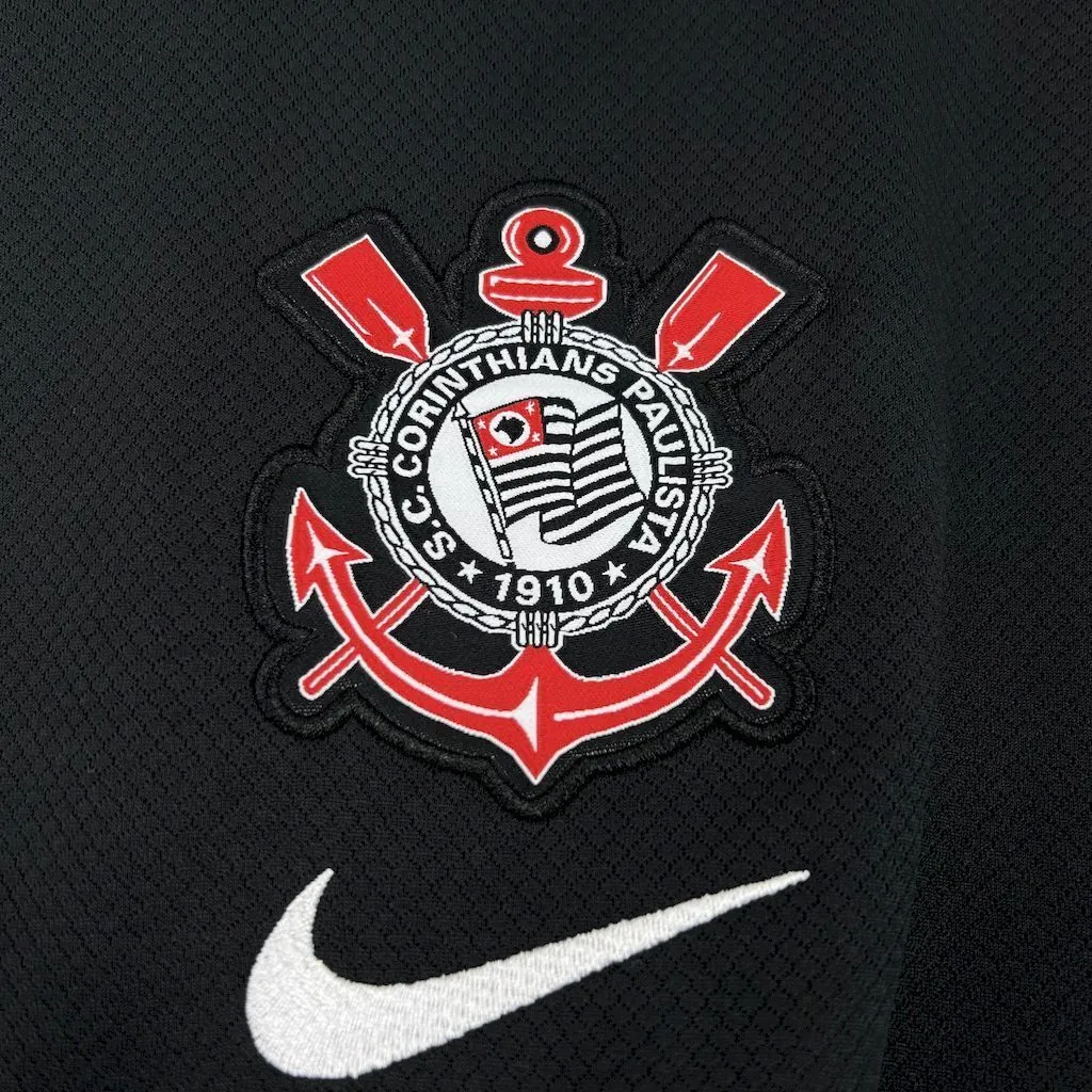 25-26 Corinthians Black Special Edition Shirt Soccer T-Shirts AAAAJersey Dropship Yupoo 4