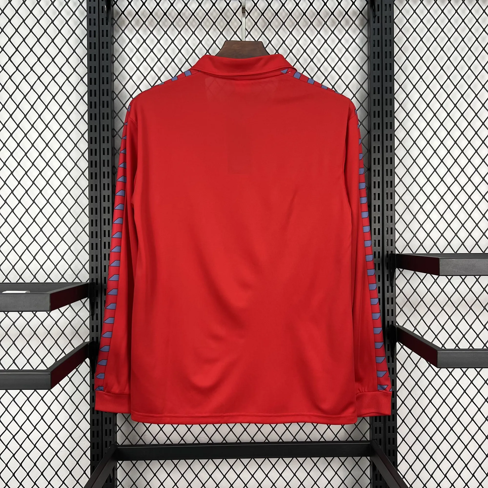 83-84 Real Zaragoza Mens Home Football Retro Kit Vintage Long Sleeve Shirt AAAAJersey Supply Yupoo 7 6