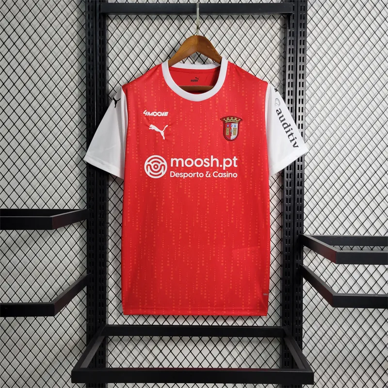 23-24 Braga Home Size S-XXL Soccer Jerseys 10