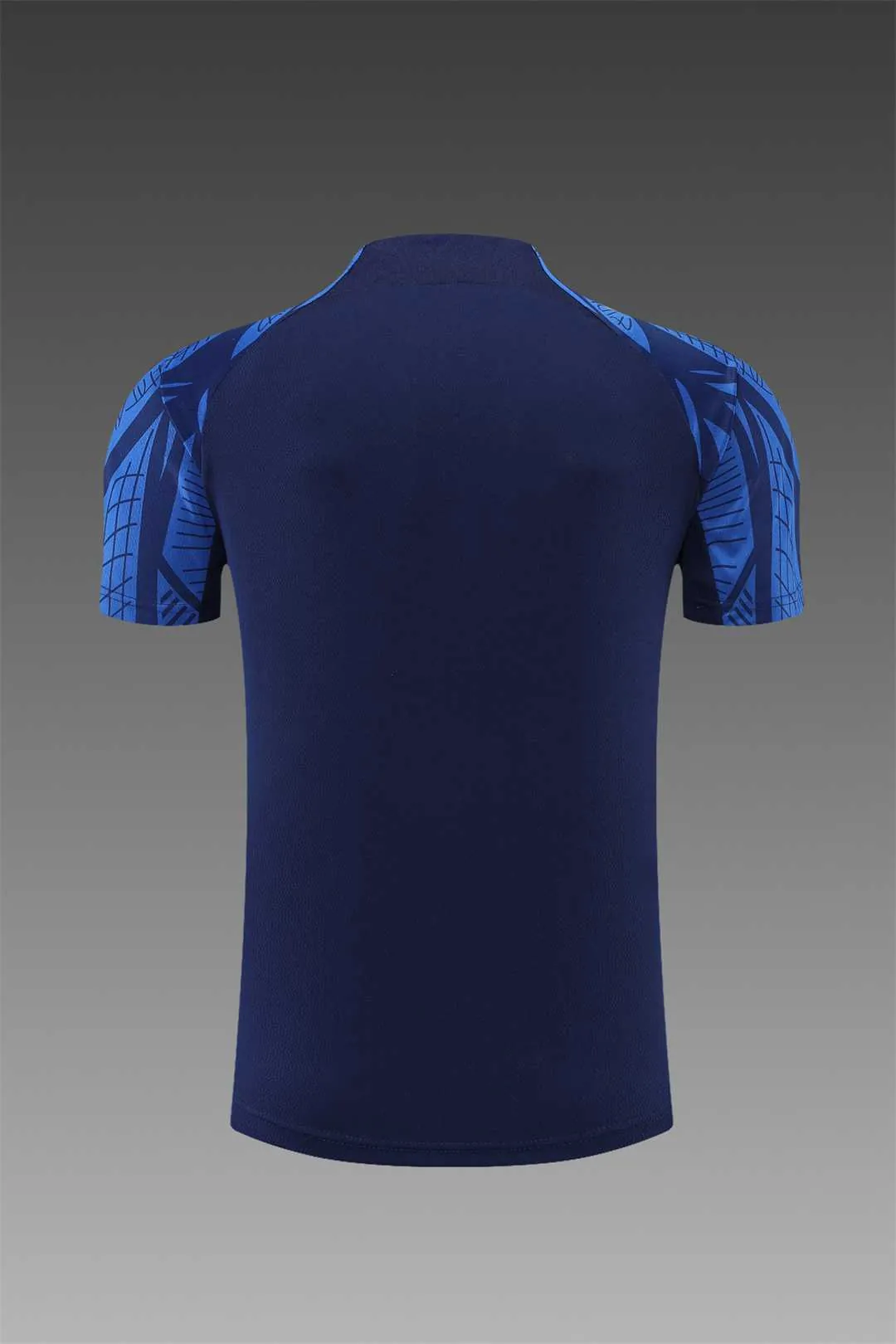 2022 France Training Suit Short Sleeve Kit Blue 11
