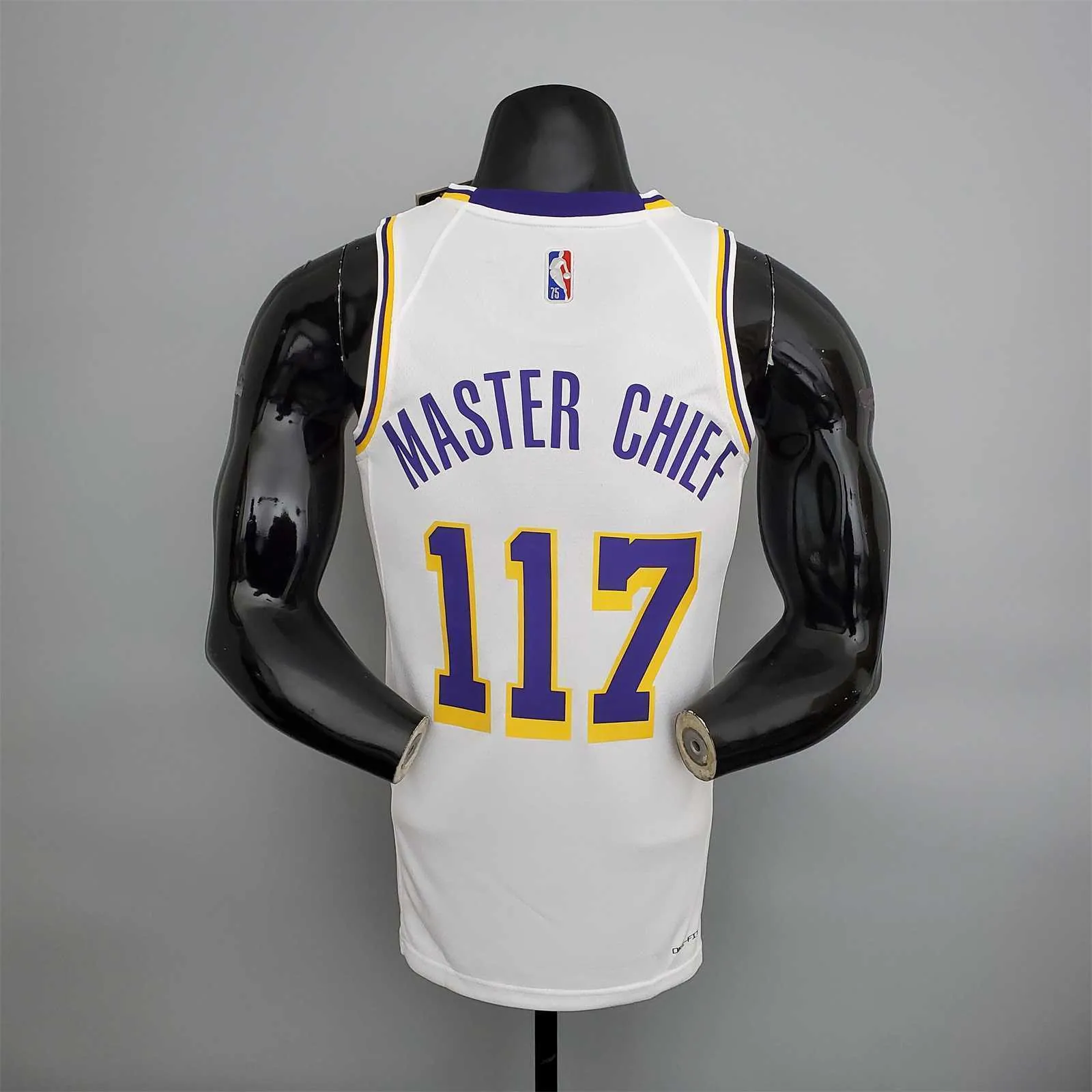 75th Anniversary master chief#117 Lakers White X-BOX Joint White 4