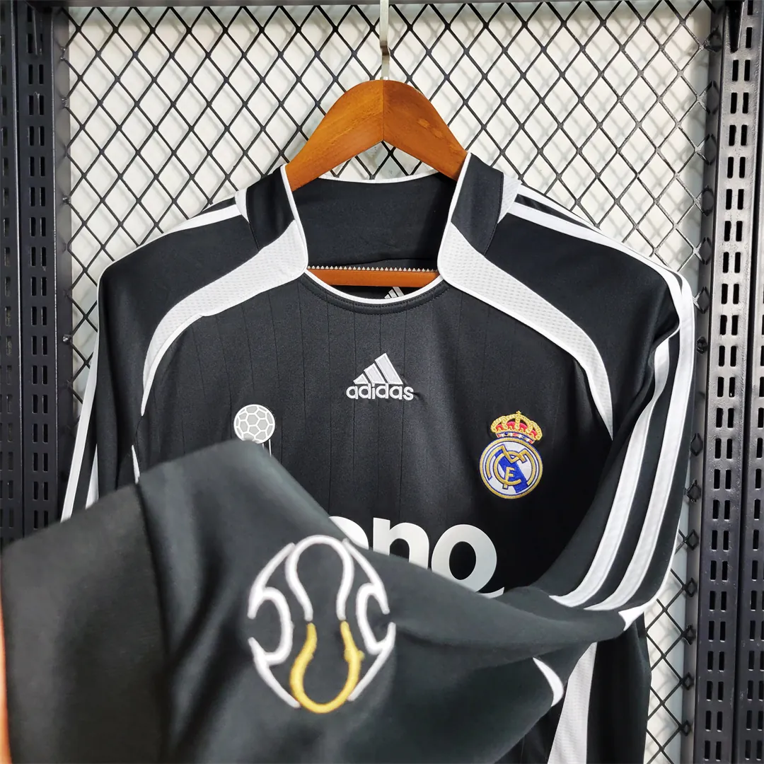 06-07 Real Madrid third away Long Sleeve 8