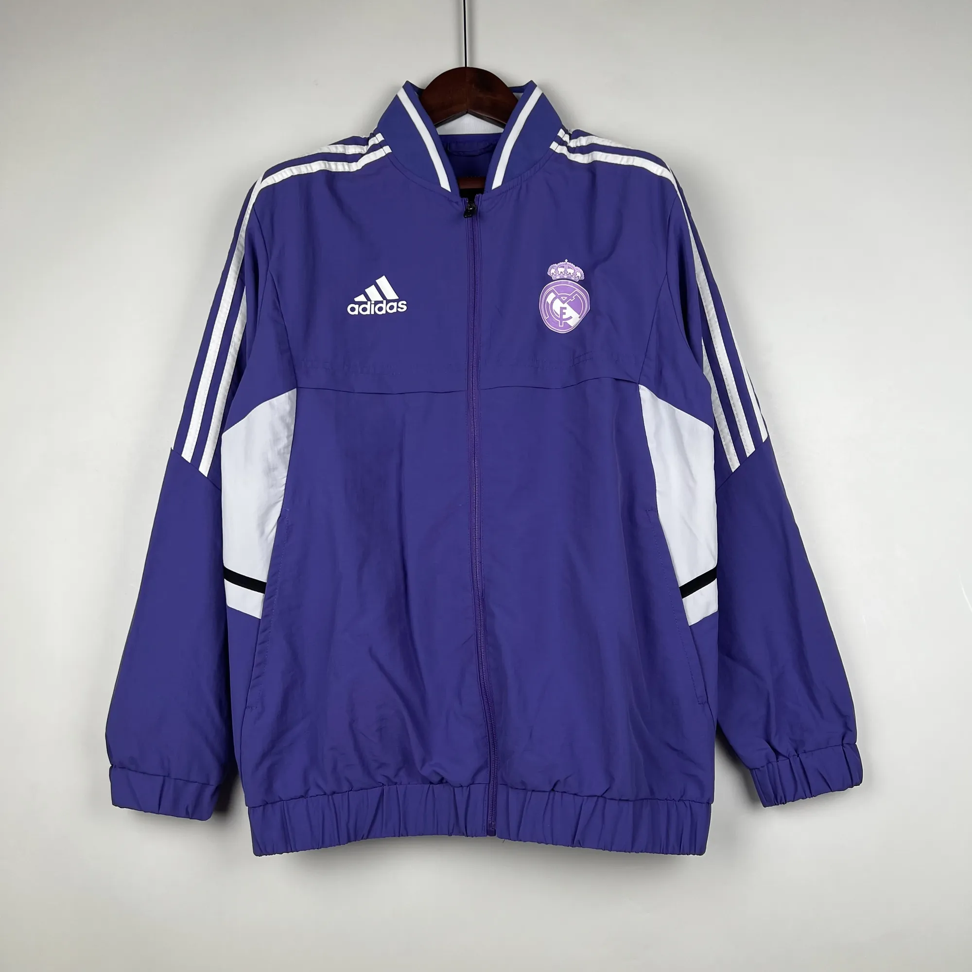 23-24 Real Madrid Purple Windbreaker Sport Jackets Soccer Jerseys Yupoo 2