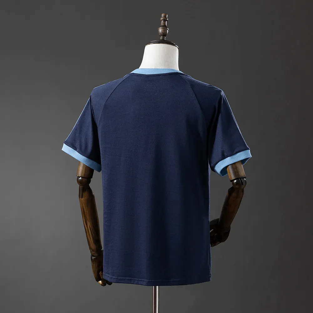 2025 Argentina adidas 50th Anniversary Navy Cotton T-shirt 1