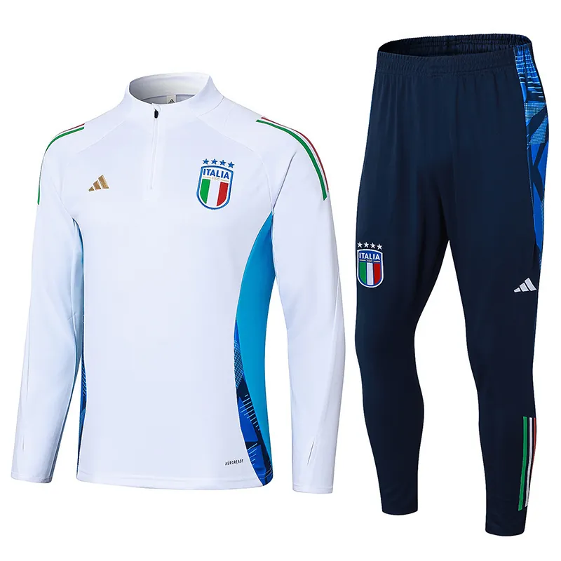 2024 Italy Long Sleeve Training Suit Football Shirts 4