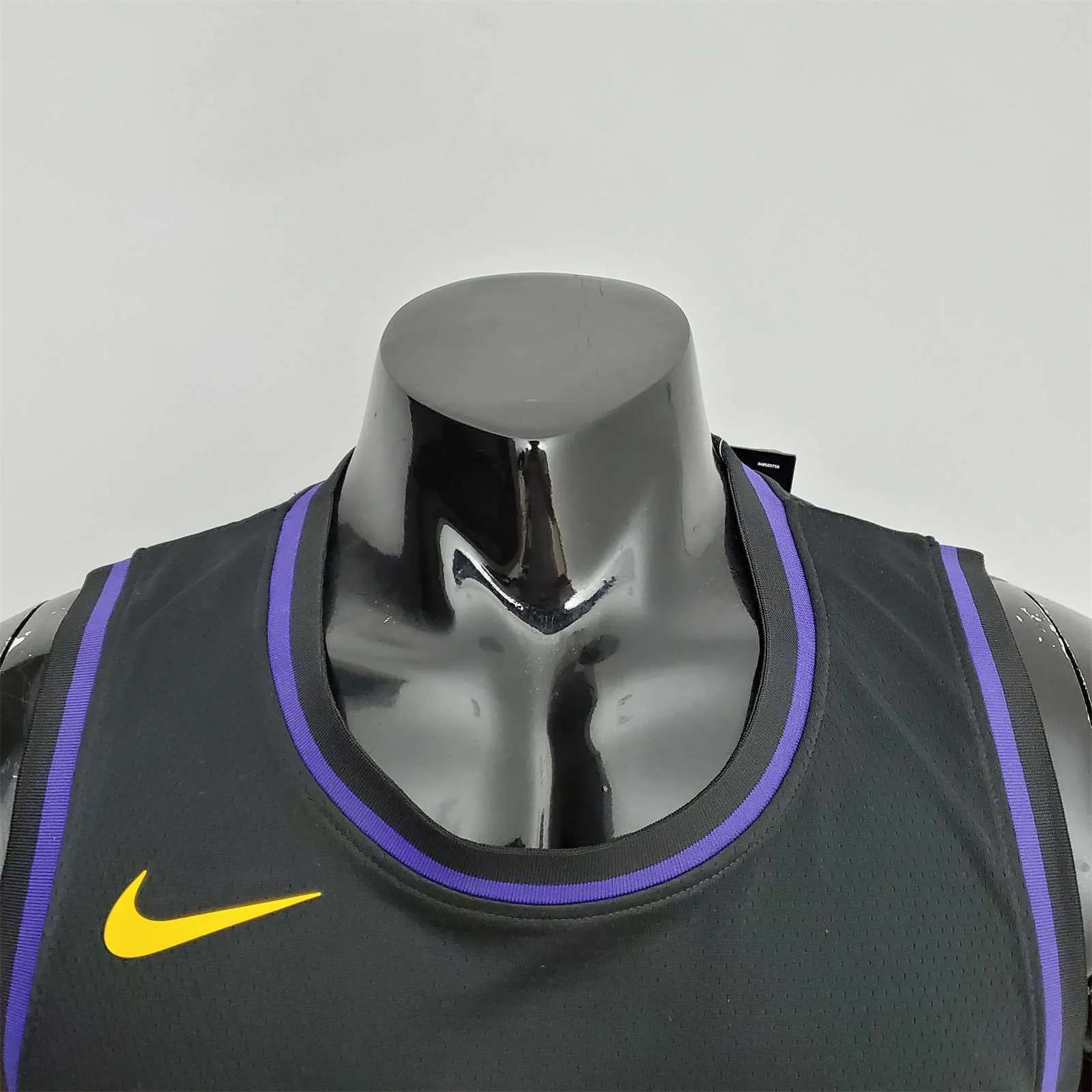 2021 JAMES#6 Los Angeles Lakers Black Latin Black NBA Jersey 7