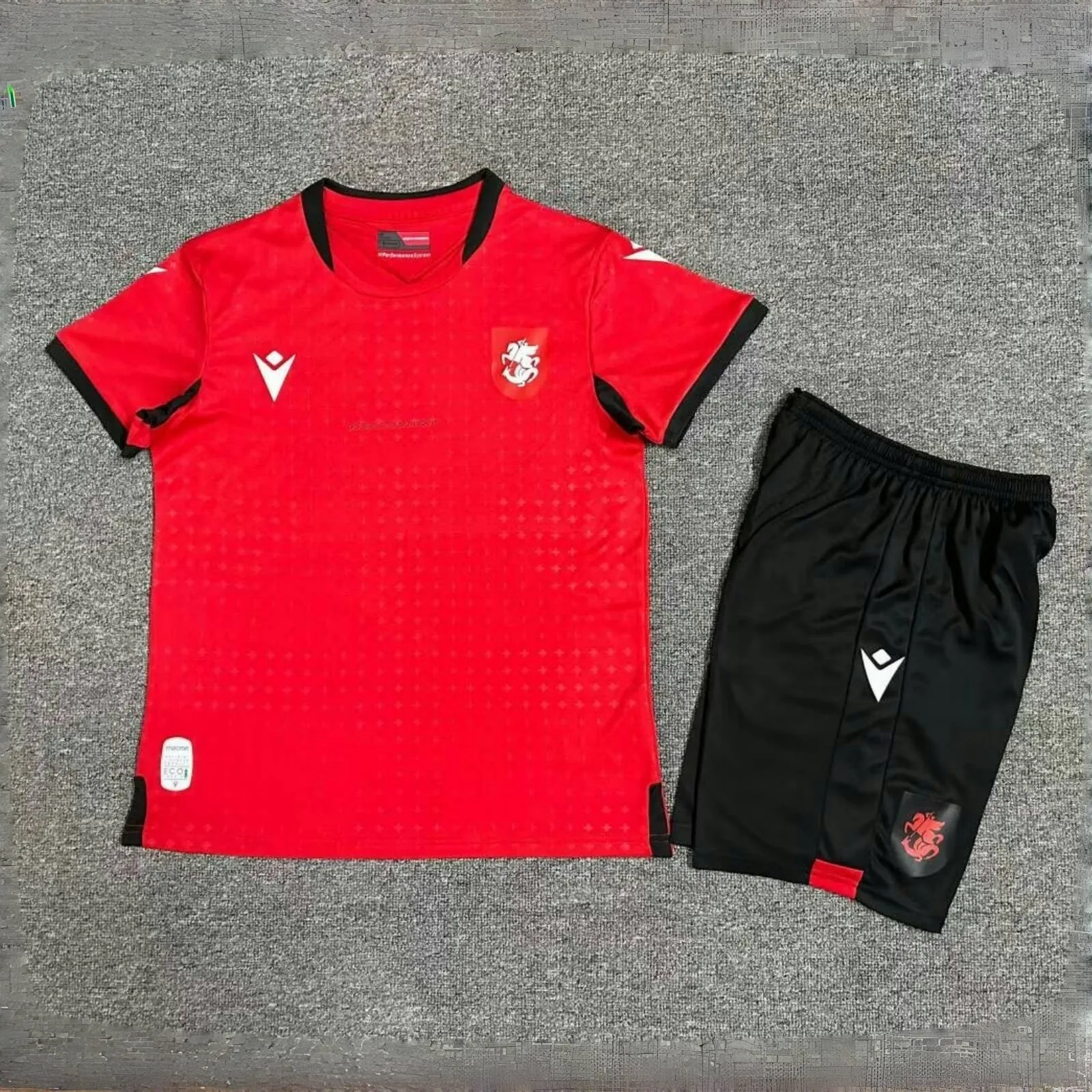 2024 Georgia Third Kid Kits UEFA Euro Youth Apparels Football AAAAJersey Supplier 2