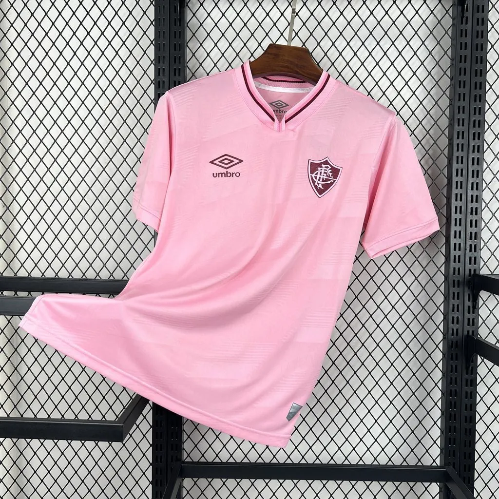 24-25 Fluminense OG Pink Kit Special Edition T-Shirt AAAAJersey Supplier Yupoo 7