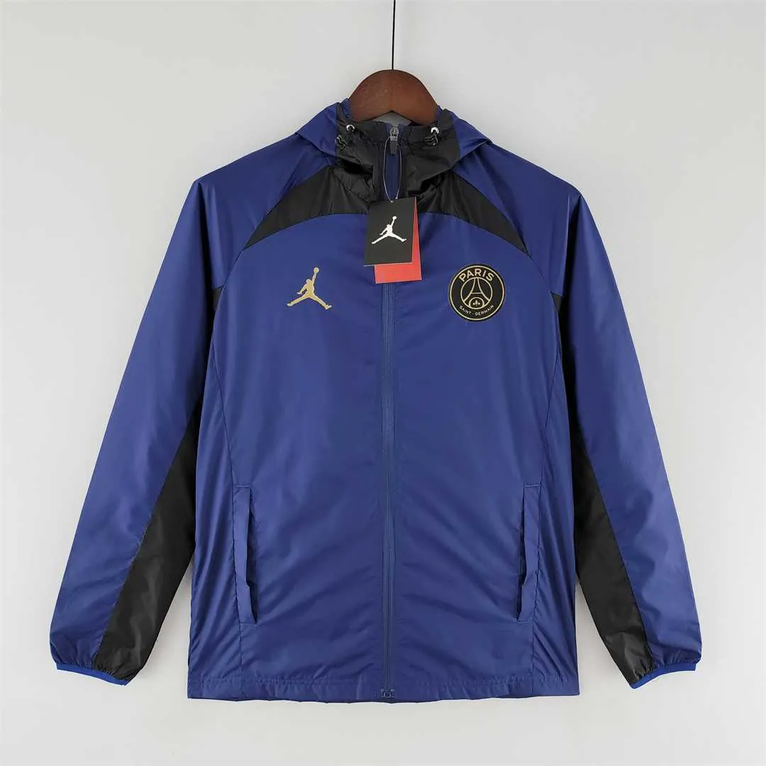 22-23 PSG Jordan blueblack Windbreaker 8