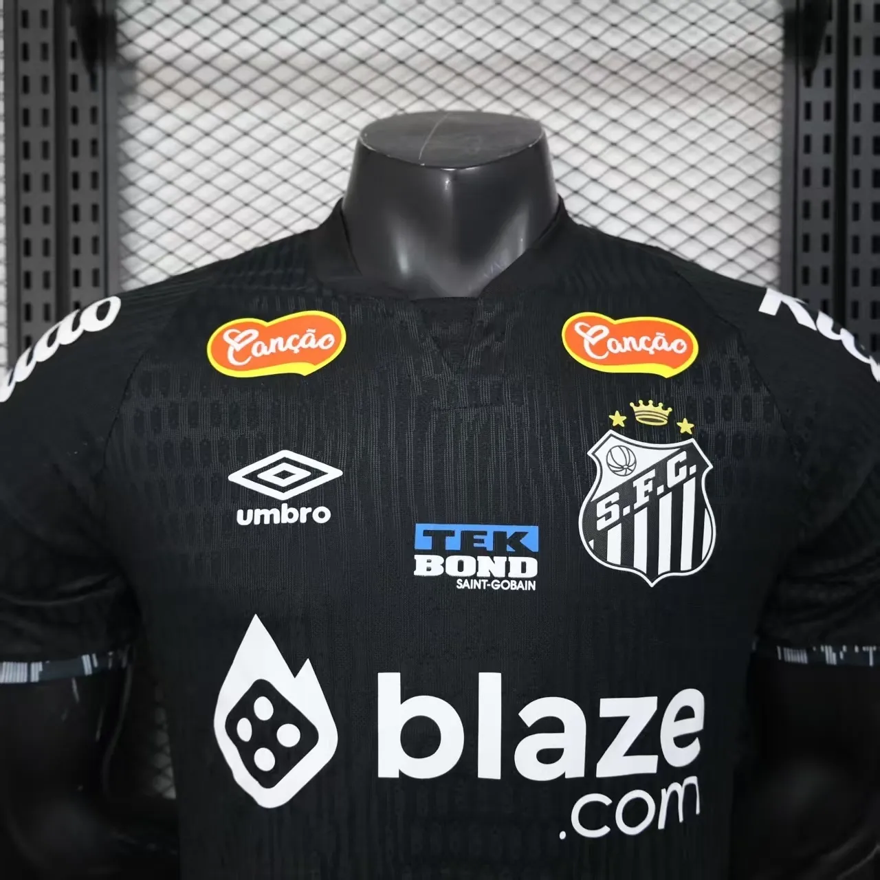 25-26 Santos Black Kit Player Special Edition Soccer AAAAJersey Yupoo 1