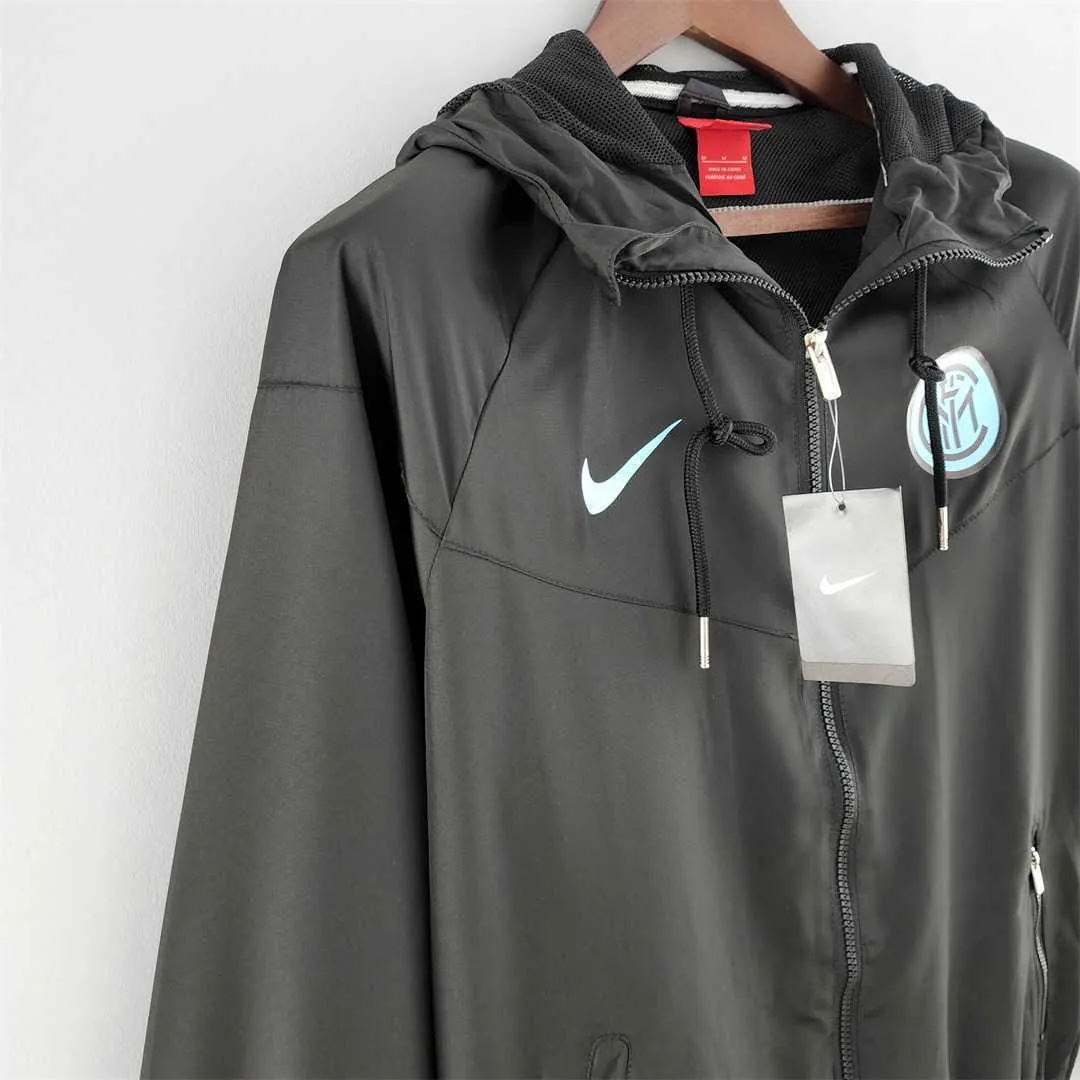 22-23 Inter Milan black Windbreaker 6