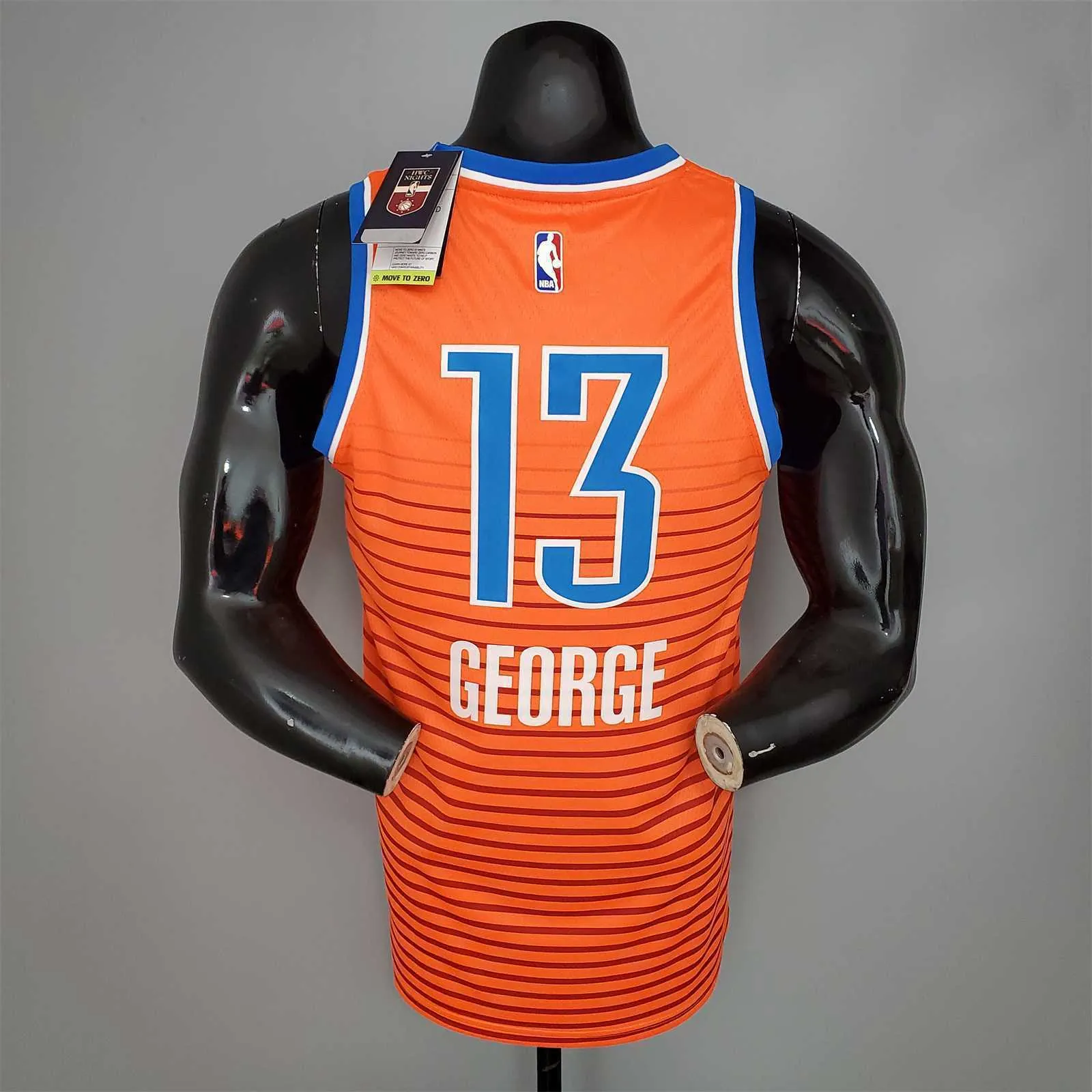 GEORGE#13 Thunder Jordan Orange 6