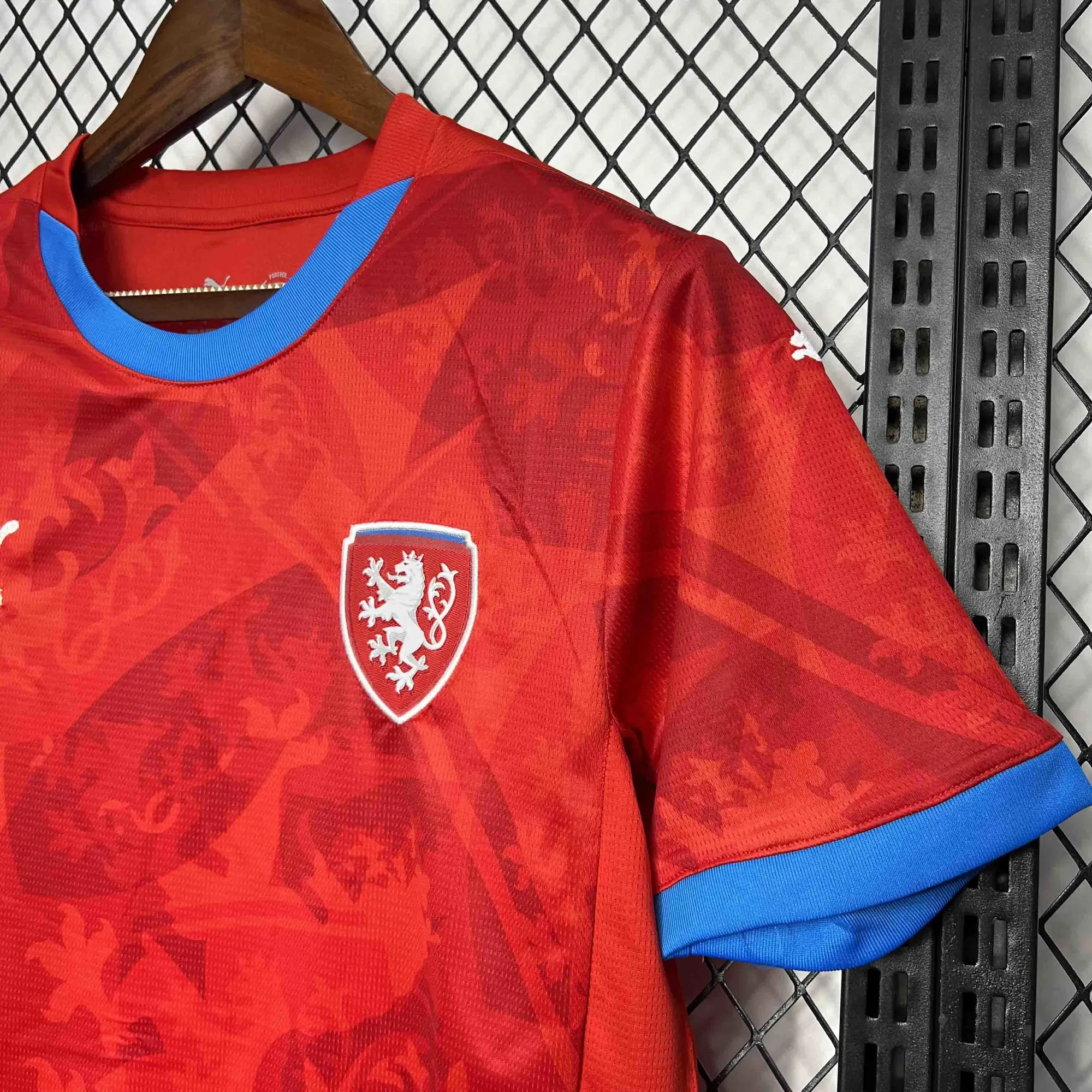 2024 Czech Home Kit UEFA Euro Shirt Football AAAAJersey Supplier 2