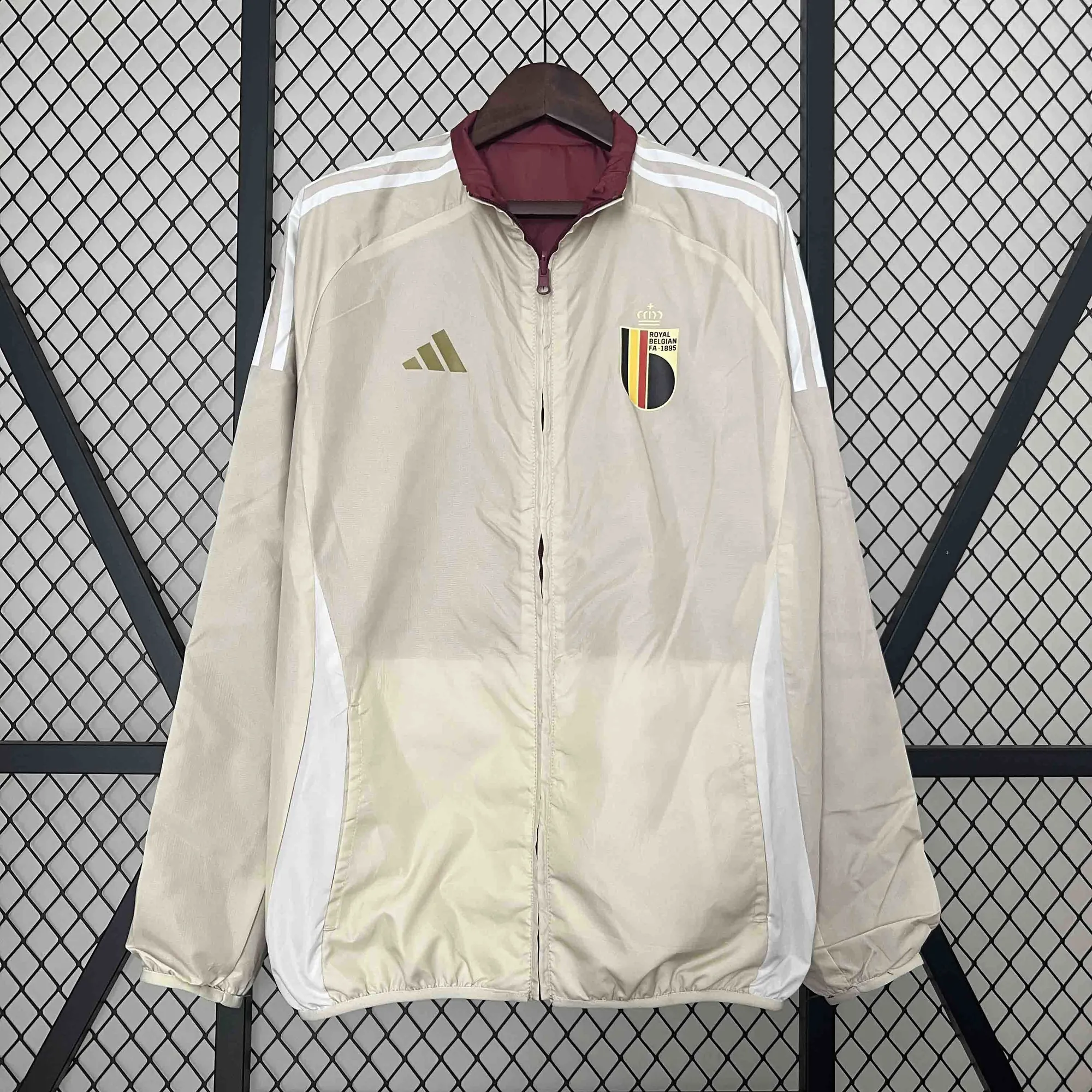 2024 Belgium Trench Coat Reversible Windbreaker Double-Sides Jacket AAAAJersey Supplier Yupoo 2