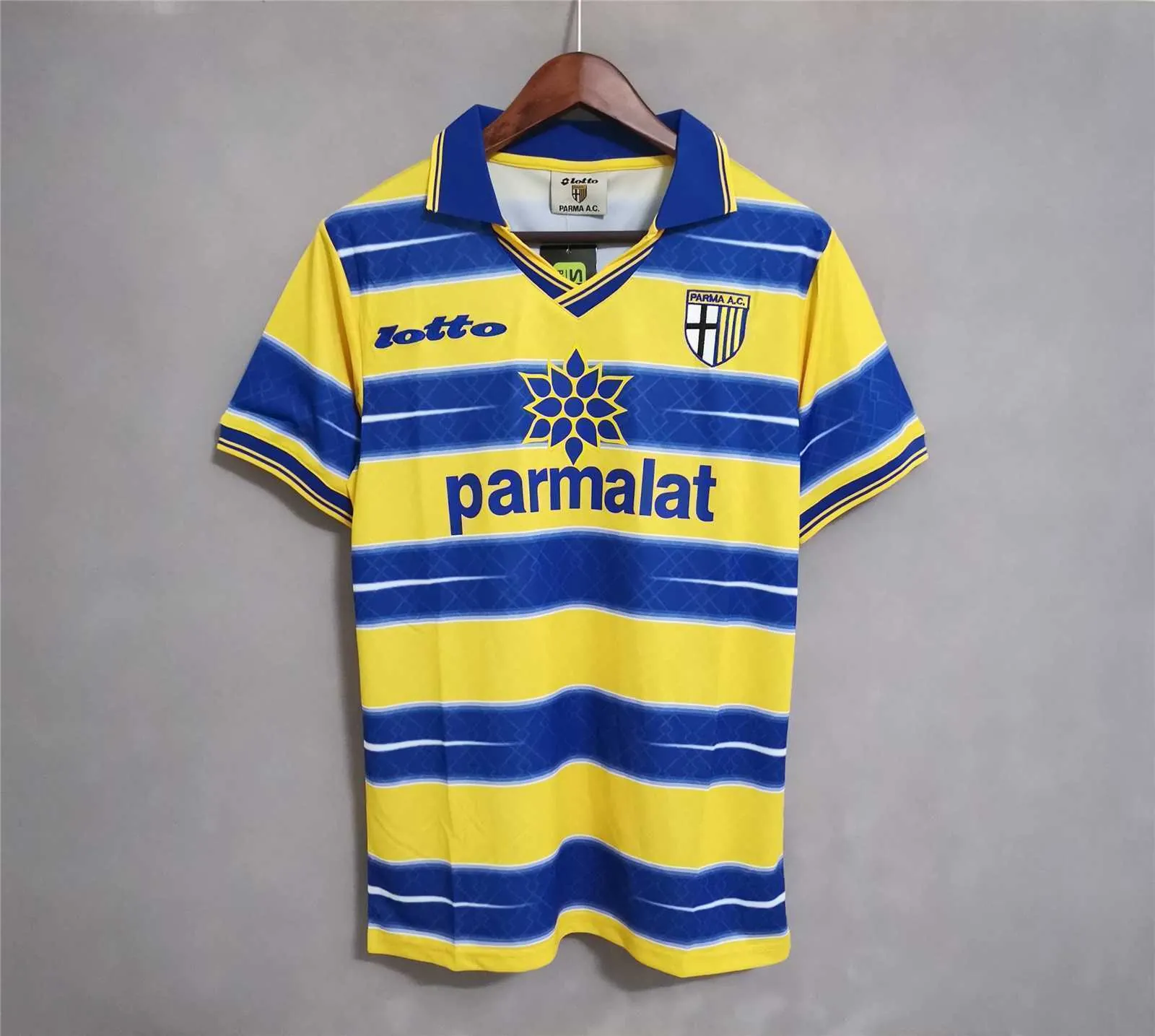 98-99 Parma third away yellowblue Cheap Football Kit 5