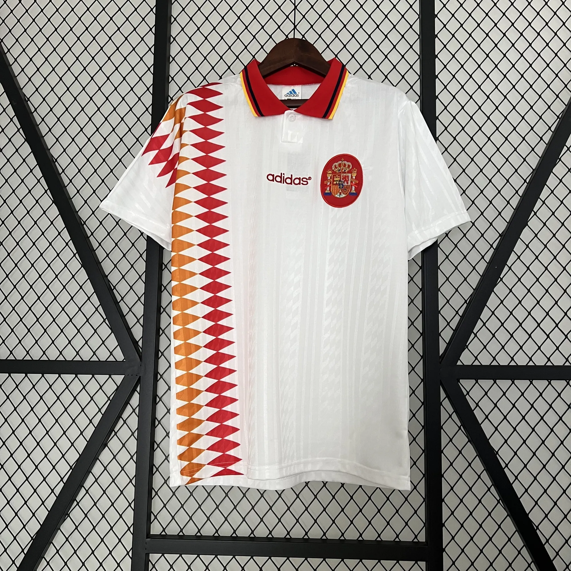 1994 Spain away white retro jersey 8