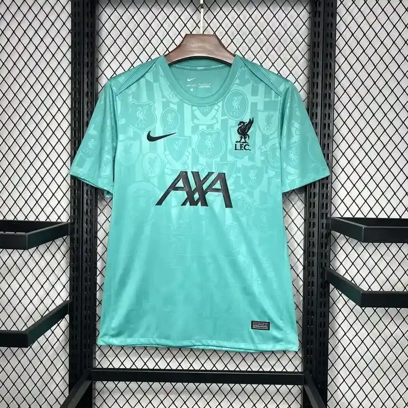 24-25 Liverpool Green Training Kit Football AAAAJersey Yupoo S-2XL 3