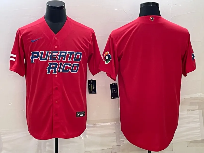 Puerto Rico 2023 World Cup Baseball Jerseys 6