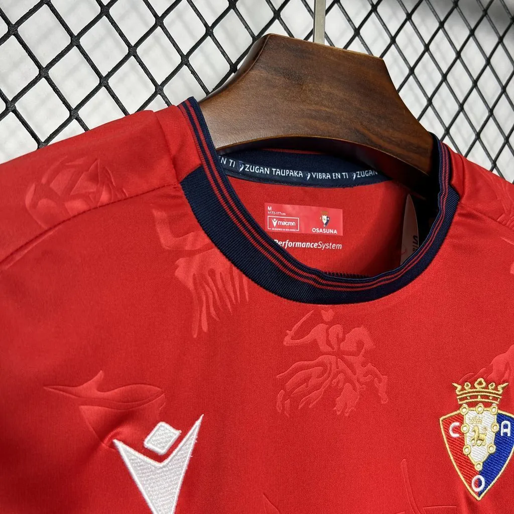 24-25 Osasuna Home Kit Football Apparels Sport AAAAJersey Yupoo 4