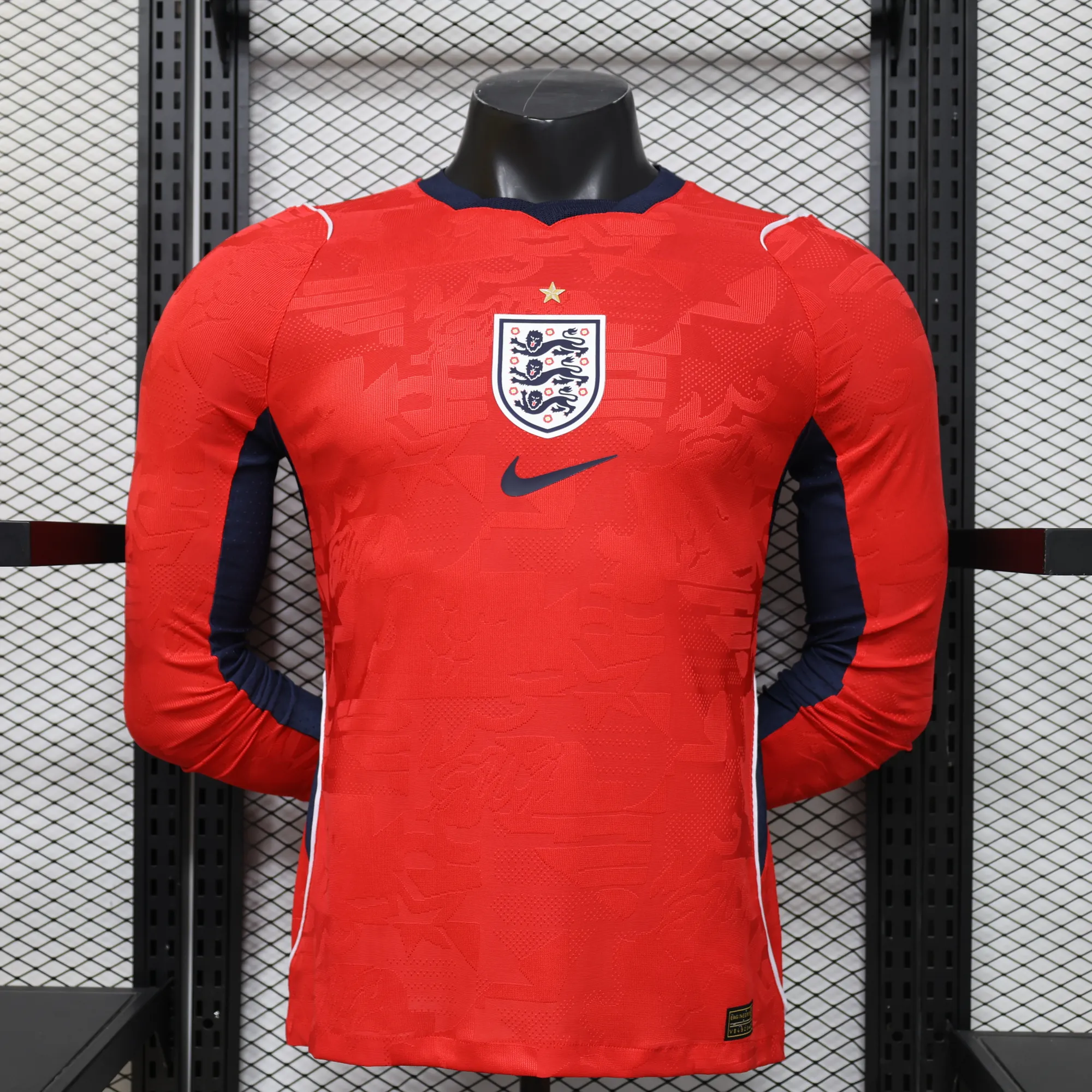 2026 World Cup England Away Kit Player Version Soccer Long Sleeve Shirt AAAAJersey Dropship Yupoo 7