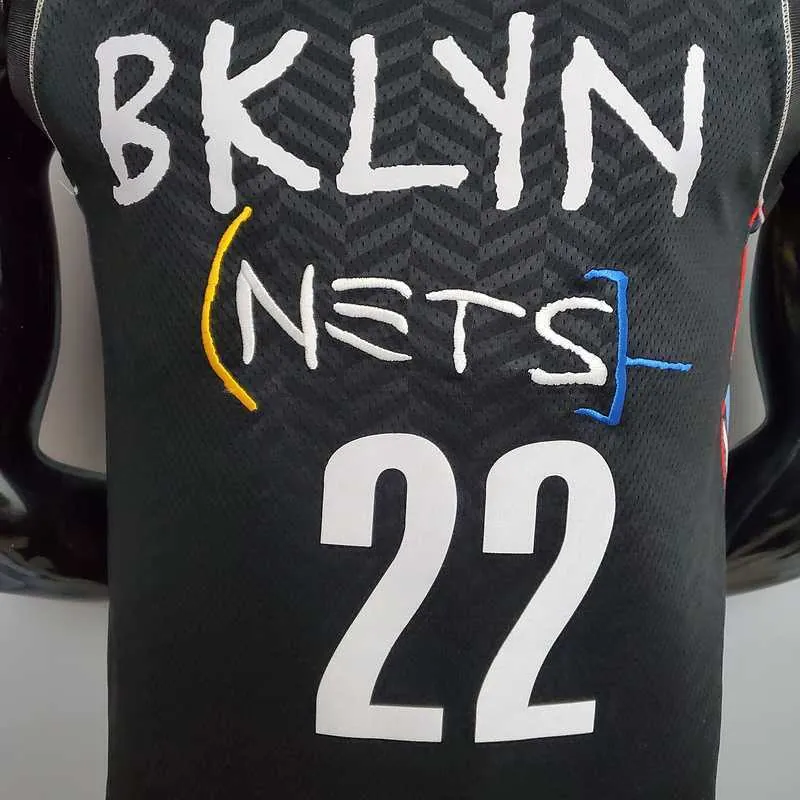New Brooklyn Nets LEVERT#22 City Edition Black 3