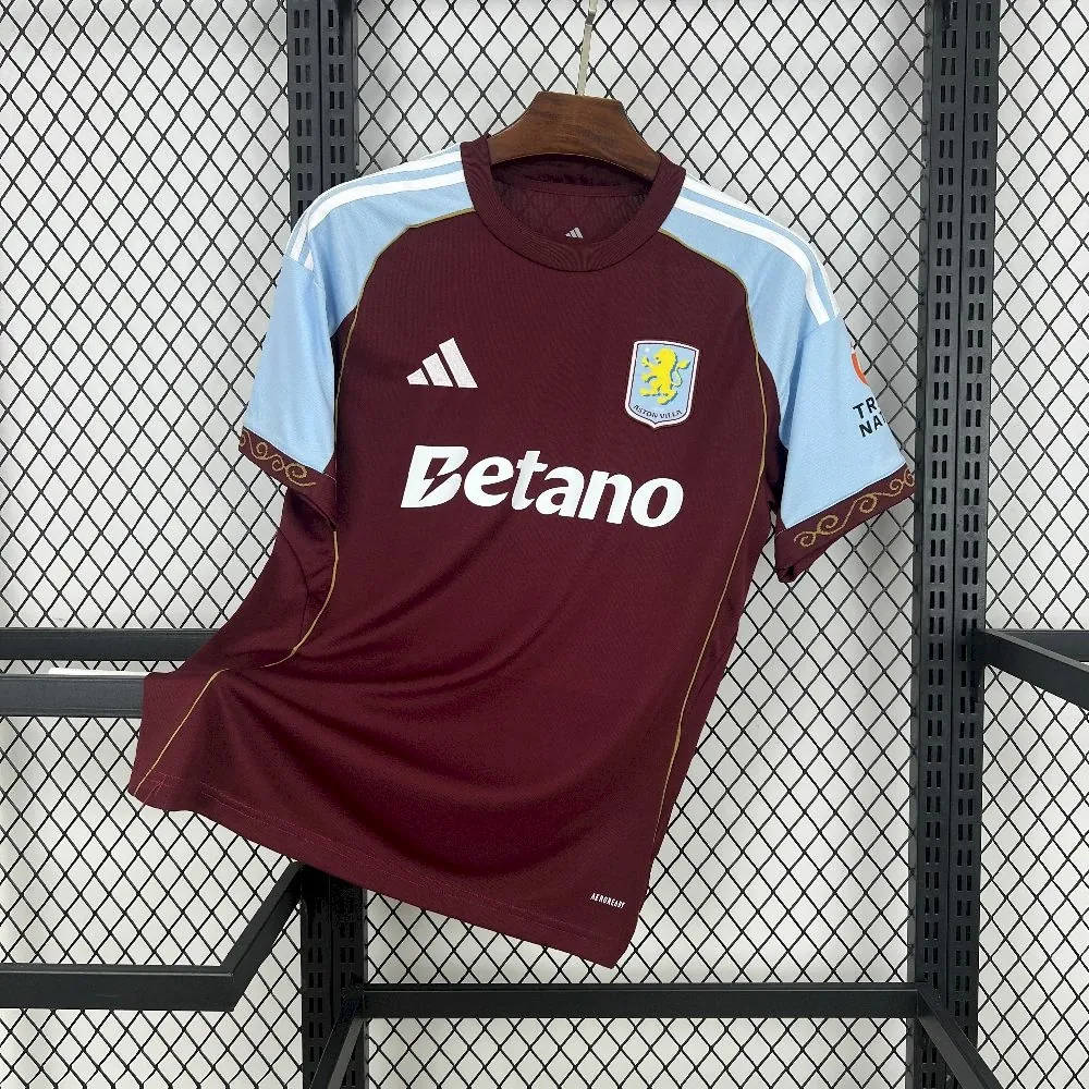 25-26 Aston Villa Home Kit Shirt Football Uniforms AAAAJersey Dropship Yupoo 4