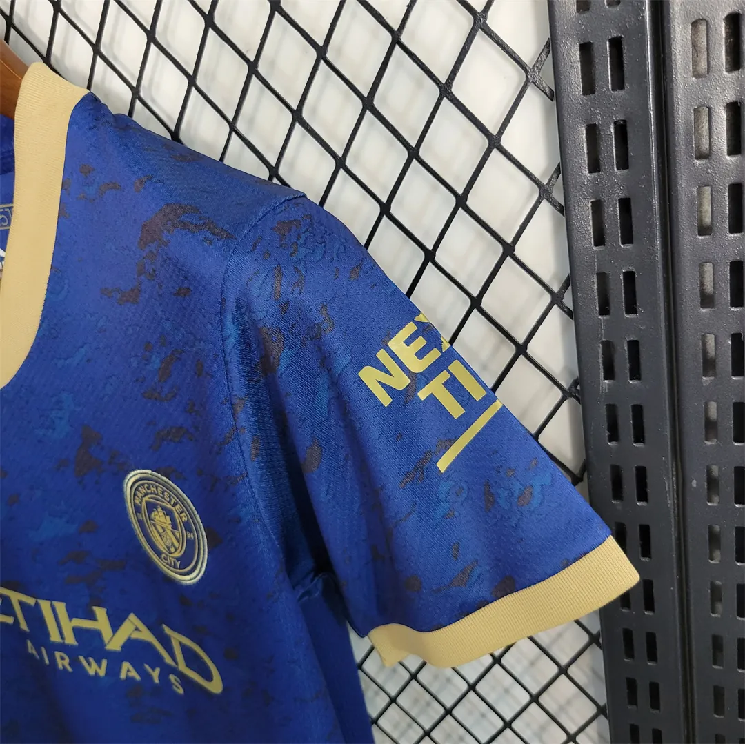 23-24 Manchester City Blue Special Edition kids kit 6