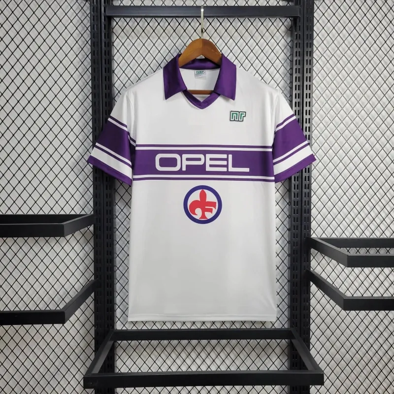 84-85 Fiorentina Away Retro Kit Vintage Shirt Football AAAAJersey Supplier 7