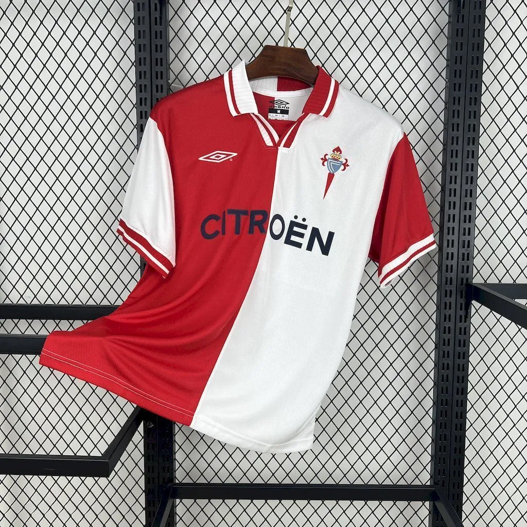 01-02 Celta de Vigo Away Retro Kit Vintage Shirt AAAAJersey Wholesale Yupoo 5