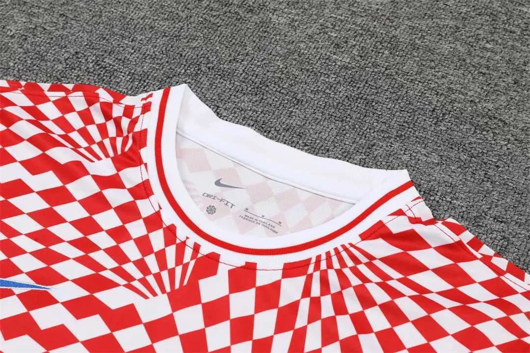 22-23 Chelsea vest training suit kit red and white 18
