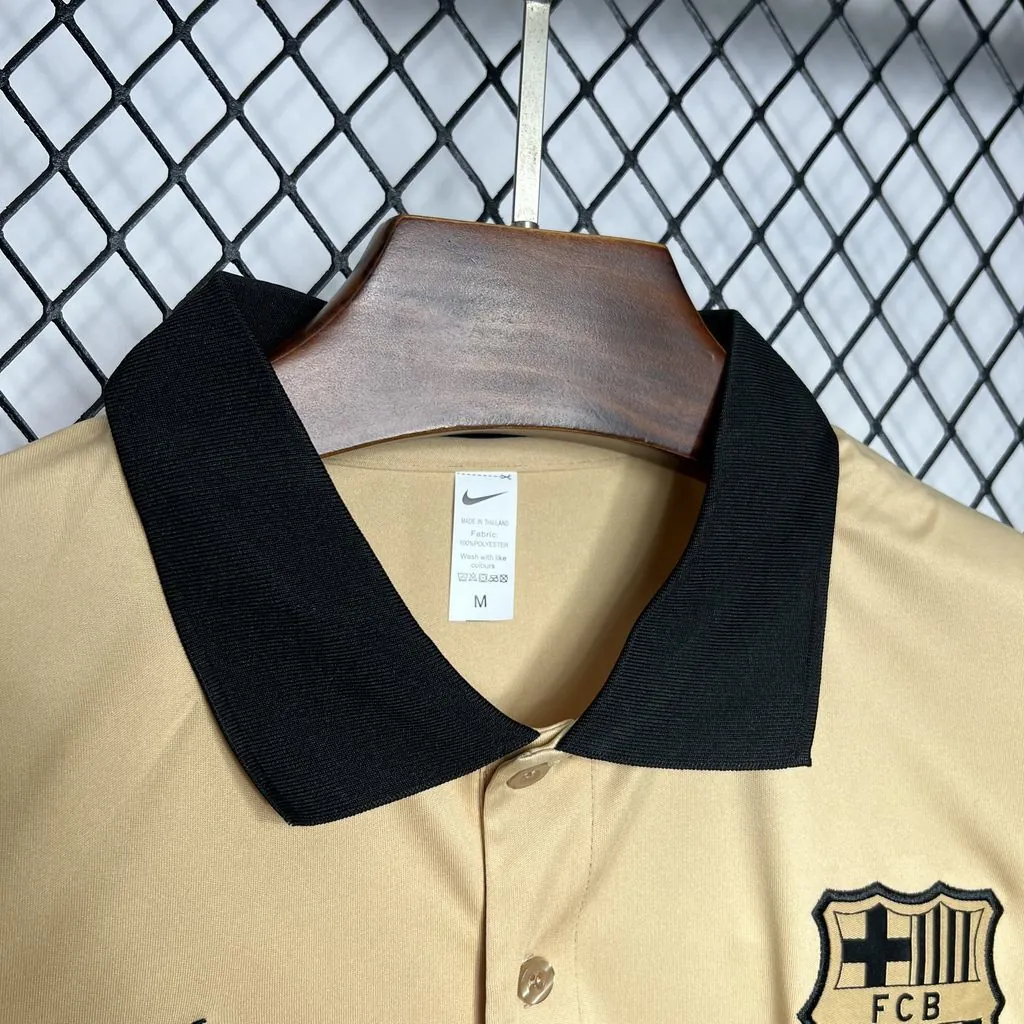 24-25 Barcelona Yellow POLO Shirt Sport AAAAJersey Yupoo 1