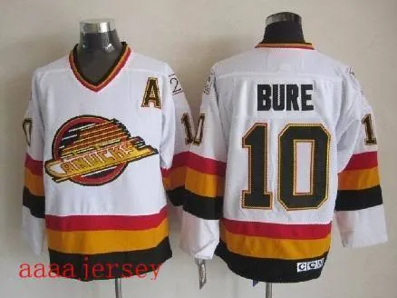 Vancouver Canucks retro ice hockey jersey M-3XL 温哥华加人队复古冰球服 4