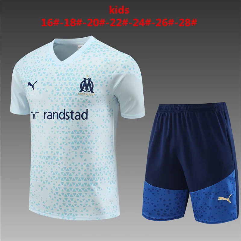 23-24 Marseilles Kids Soccer Jerseys Yupoo 2