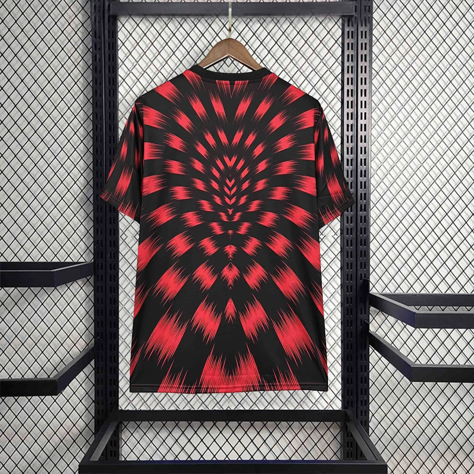 25-26 Flamengo Pre-Match Red Kit Soccer T-Shirt AAAAJersey Supplier Yupoo 4