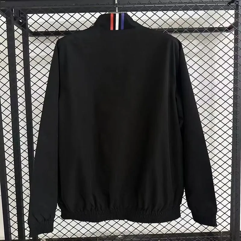 25-26 Manchester United Trench Coat Reversible Windbreaker Double-Sides Jacket 3