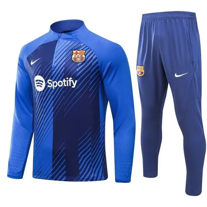 23-24 Barcelona Long Sleeve Training Suit Yupoo 3