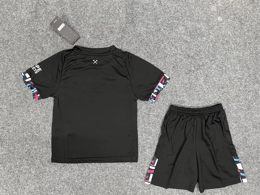 22-23 West Ham third away kids kit 1
